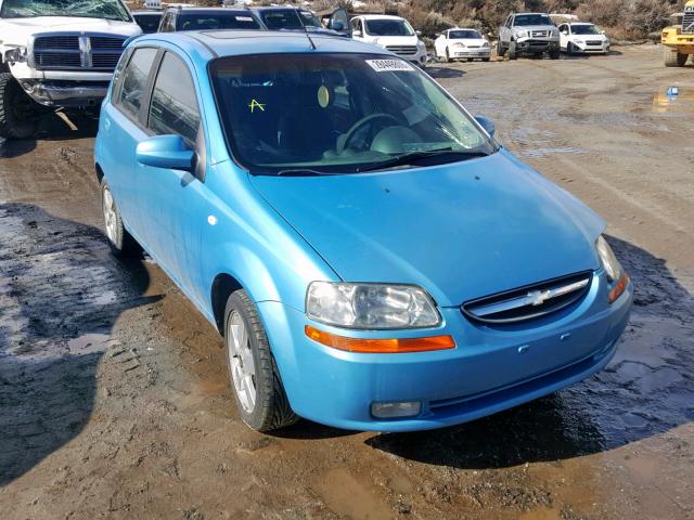 KL1TG66626B642750 - 2006 CHEVROLET AVEO LT BLUE photo 1