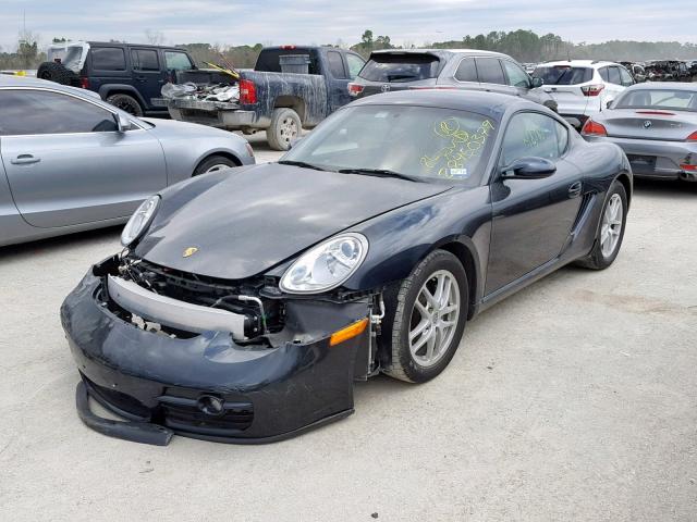 WP0AA29837U763509 - 2007 PORSCHE CAYMAN S GRAY photo 2