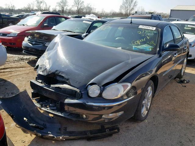 2G4WE567551222327 - 2005 BUICK LACROSSE C BLACK photo 2