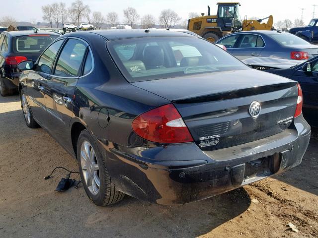 2G4WE567551222327 - 2005 BUICK LACROSSE C BLACK photo 3