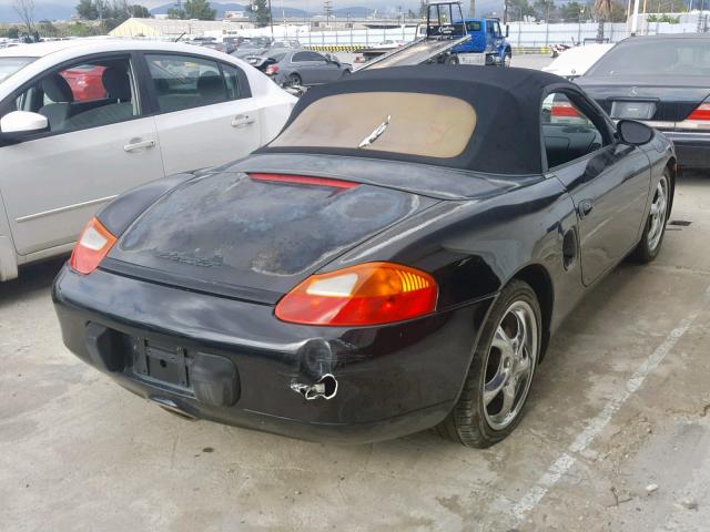 WP0CA2986XU622765 - 1999 PORSCHE BOXSTER BLACK photo 4