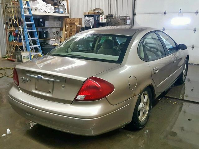 1FAFP552X3A181139 - 2003 FORD TAURUS SES TAN photo 4