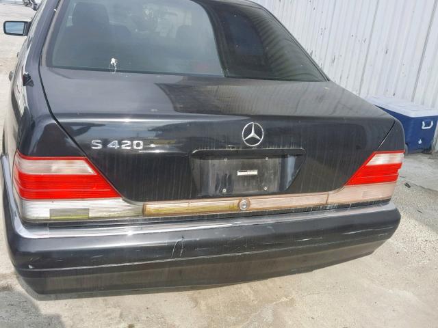 WDBGA43G8WA399236 - 1998 MERCEDES-BENZ S 420 BLACK photo 9