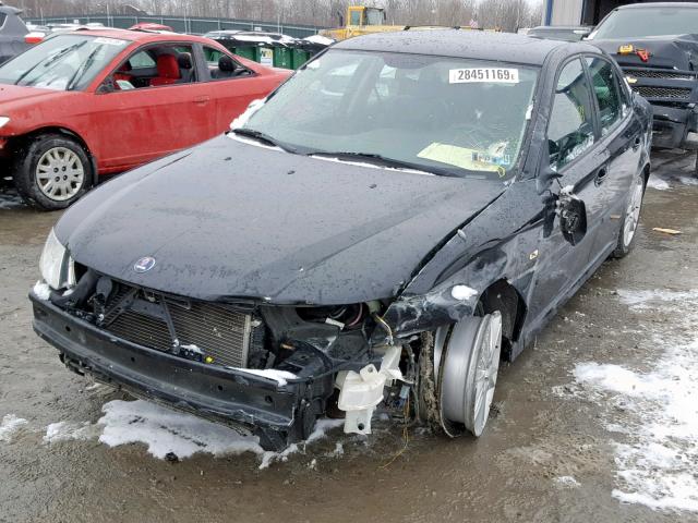 YS3FD49YX71143565 - 2007 SAAB 9-3 2.0T BLACK photo 2