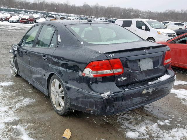 YS3FD49YX71143565 - 2007 SAAB 9-3 2.0T BLACK photo 3