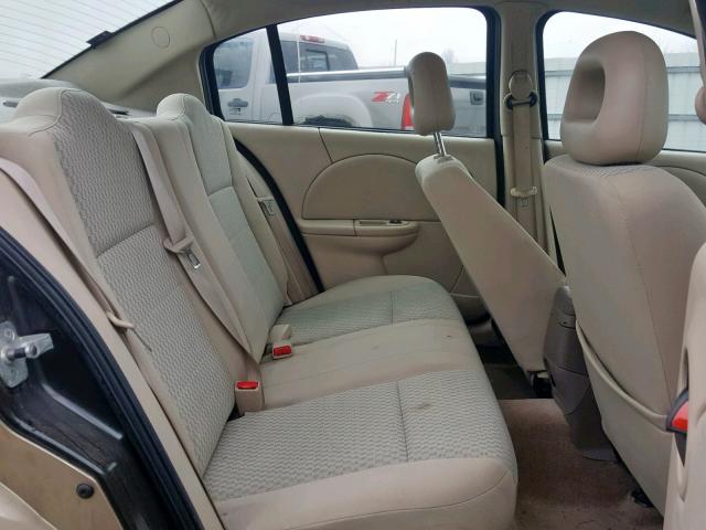 1G8AJ55F26Z162707 - 2006 SATURN ION LEVEL BEIGE photo 6