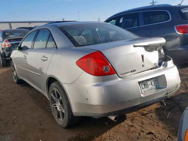 1G2ZH57N184207939 - 2008 PONTIAC G6 GT SILVER photo 3