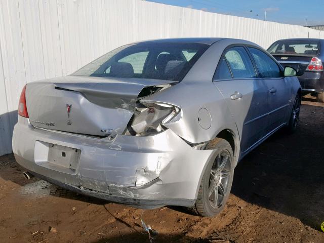 1G2ZH57N184207939 - 2008 PONTIAC G6 GT SILVER photo 4