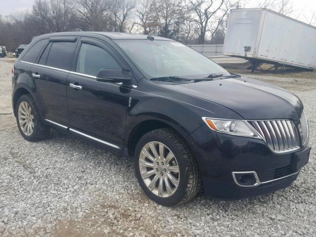 2LMDJ8JKXDBL29578 - 2013 LINCOLN MKX BLACK photo 1