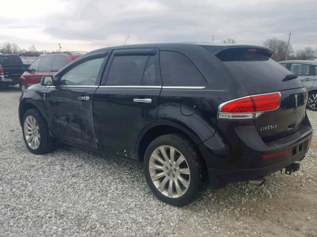 2LMDJ8JKXDBL29578 - 2013 LINCOLN MKX BLACK photo 3