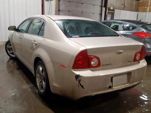 1G1ZC5E08AF159327 - 2010 CHEVROLET MALIBU 1LT 金色 照片 3