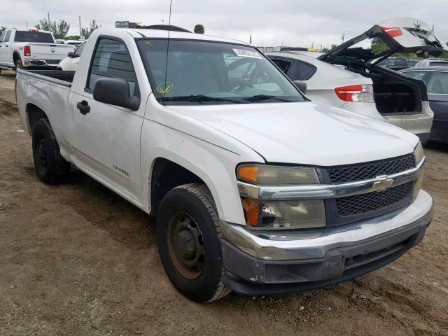 1GCCS148X58173871 - 2005 CHEVROLET COLORADO WHITE photo 1