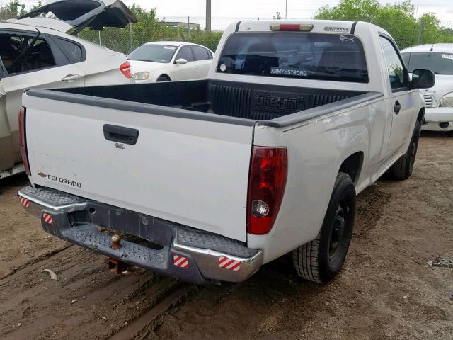 1GCCS148X58173871 - 2005 CHEVROLET COLORADO WHITE photo 4