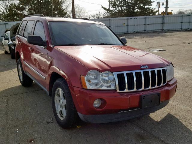 1J4HR58N55C548405 - 2005 JEEP GRAND CHER RED photo 1