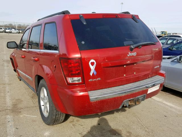 1J4HR58N55C548405 - 2005 JEEP GRAND CHER RED photo 3