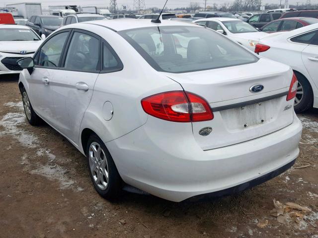 3FADP4AJ6BM124713 - 2011 FORD FIESTA S WHITE photo 3