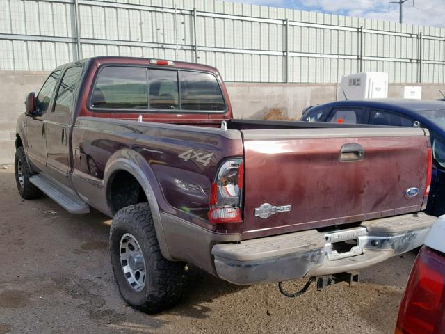 1FTSW31P33EC47427 - 2003 FORD F350 SRW S MAROON photo 3