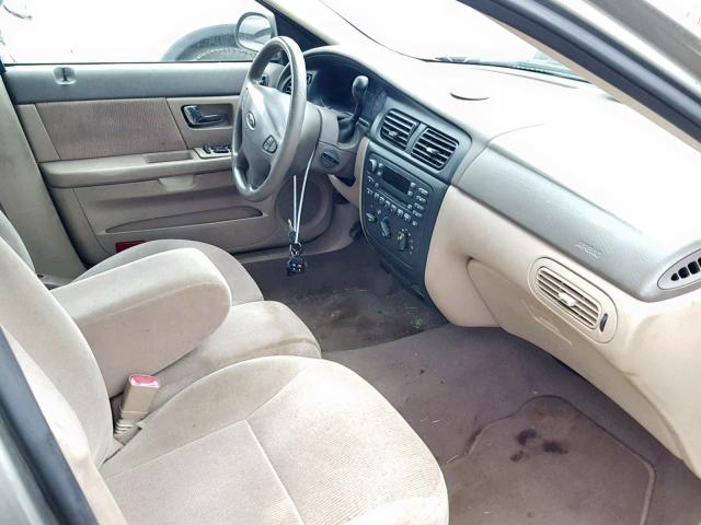 1FAFP55U61G265132 - 2001 FORD TAURUS SES GRAY photo 5