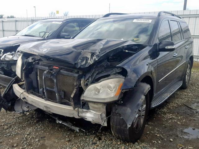 4JGBF71E97A248550 - 2007 MERCEDES-BENZ GL 450 4MA BLACK photo 2