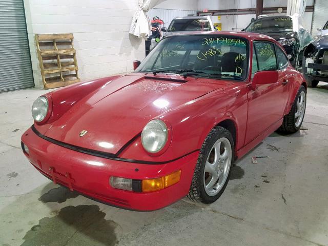 WP0AB2966MS410832 - 1991 PORSCHE 911 CARRER RED photo 2