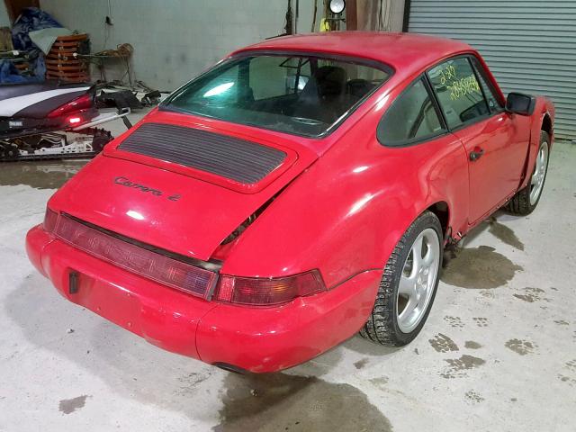 WP0AB2966MS410832 - 1991 PORSCHE 911 CARRER RED photo 4