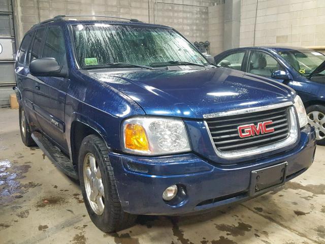 1GKDT13S222427980 - 2002 GMC ENVOY BLUE photo 1