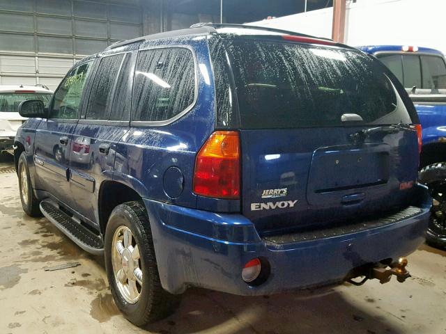 1GKDT13S222427980 - 2002 GMC ENVOY BLUE photo 3