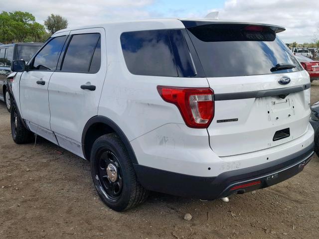 1FM5K8AR8HGC79126 - 2017 FORD EXPLORER P WHITE photo 3