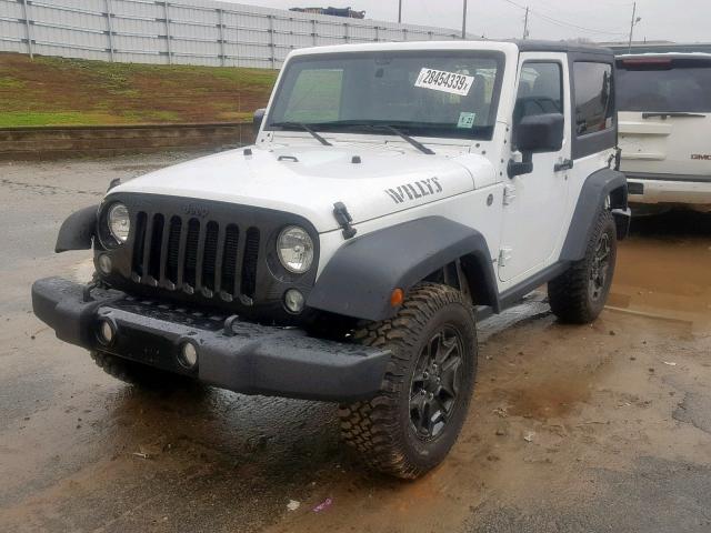 1C4GJWAG7FL716167 - 2015 JEEP WRANGLER S WHITE photo 2