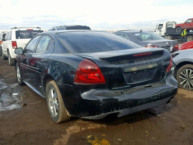2G2WP552681105417 - 2008 PONTIAC GRAND PRIX BLACK photo 3