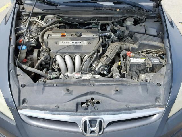 1HGCM56417A145563 - 2007 HONDA ACCORD LX GRAY photo 7