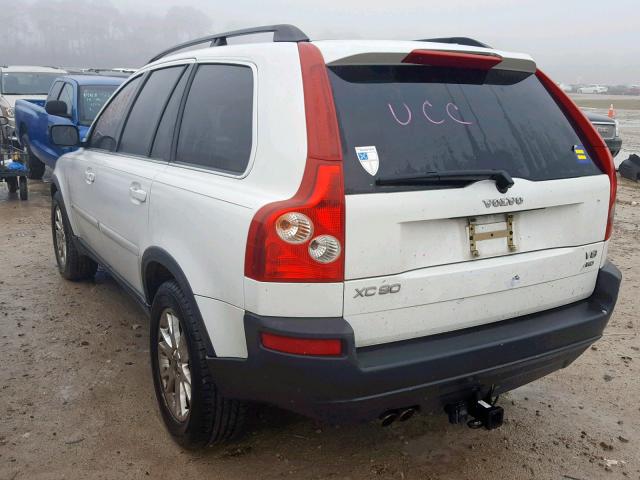 YV4CZ852161299297 - 2006 VOLVO XC90 V8 WHITE photo 3