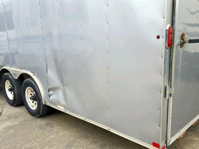 4YMCL2421FG054089 - 2015 CARGO TRAILER GRAY photo 9