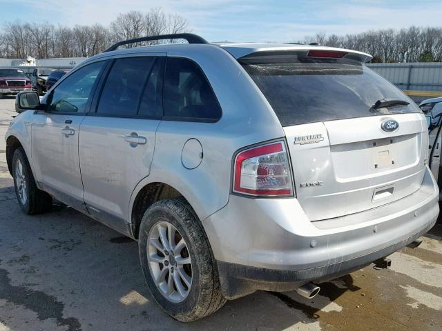 2FMDK4JC7ABB25620 - 2010 FORD EDGE SEL GRAY photo 3