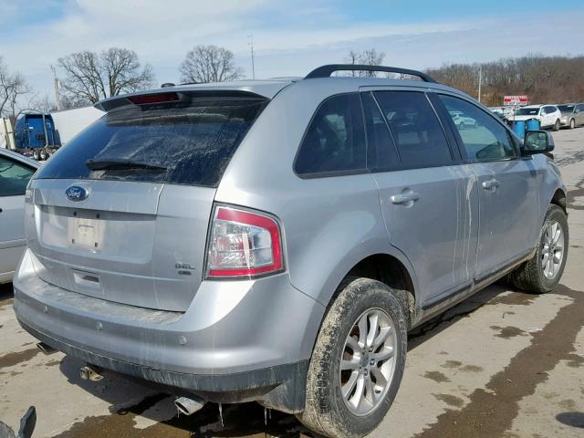 2FMDK4JC7ABB25620 - 2010 FORD EDGE SEL GRAY photo 4