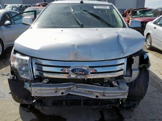 2FMDK4JC7ABB25620 - 2010 FORD EDGE SEL GRAY photo 7