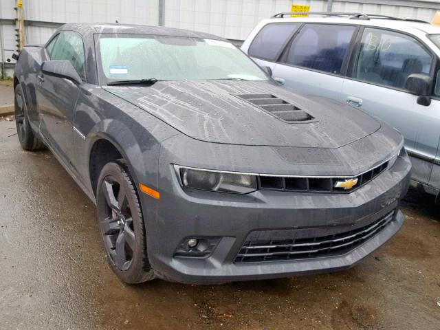 2G1FK1EJ8F9125573 - 2015 CHEVROLET CAMARO 2SS GRAY photo 1