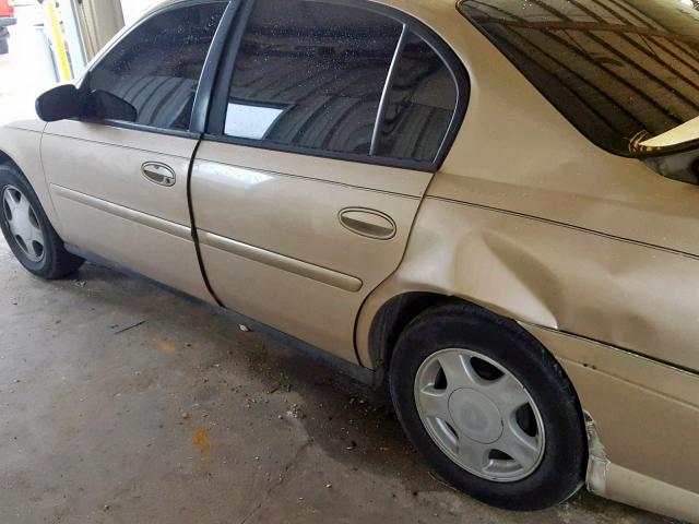 1G1NE52M7V6101585 - 1997 CHEVROLET MALIBU LS GOLD photo 10