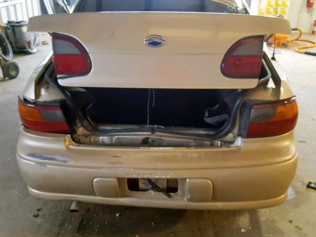 1G1NE52M7V6101585 - 1997 CHEVROLET MALIBU LS GOLD photo 9