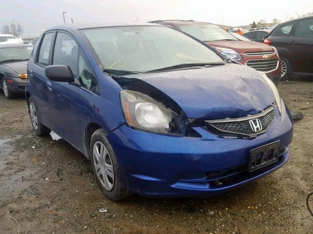 JHMGE8H20AC020770 - 2010 HONDA FIT BLUE photo 1