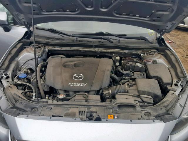 3MZBN1V79HM111383 - 2017 MAZDA 3 TOURING SILVER photo 7