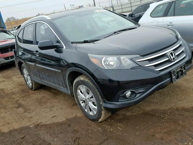 2HKRM4H70EH644273 - 2014 HONDA CR-V EXL BLACK photo 1