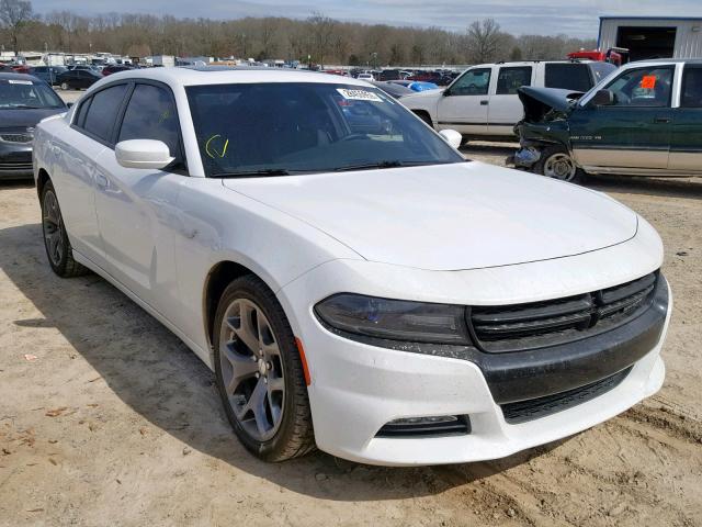 2C3CDXHG6FH907386 - 2015 DODGE CHARGER SX WHITE photo 1