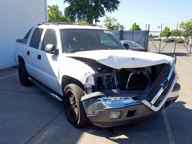 3GNEC12Z45G153649 - 2005 CHEVROLET AVALANCHE WHITE photo 1