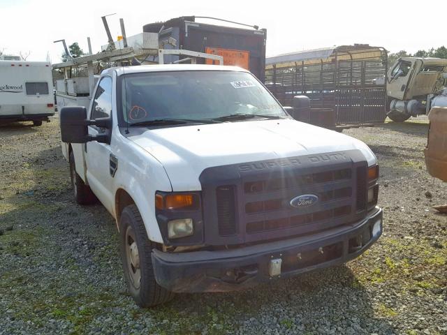 1FD3F30558EE46499 - 2008 FORD F350 SRW S WHITE photo 1