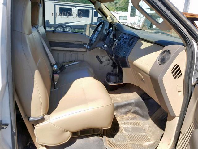 1FD3F30558EE46499 - 2008 FORD F350 SRW S WHITE photo 5