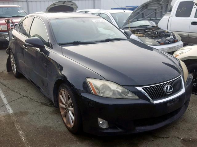 JTHBF5C21A5121916 - 2010 LEXUS IS 250 BLACK photo 1