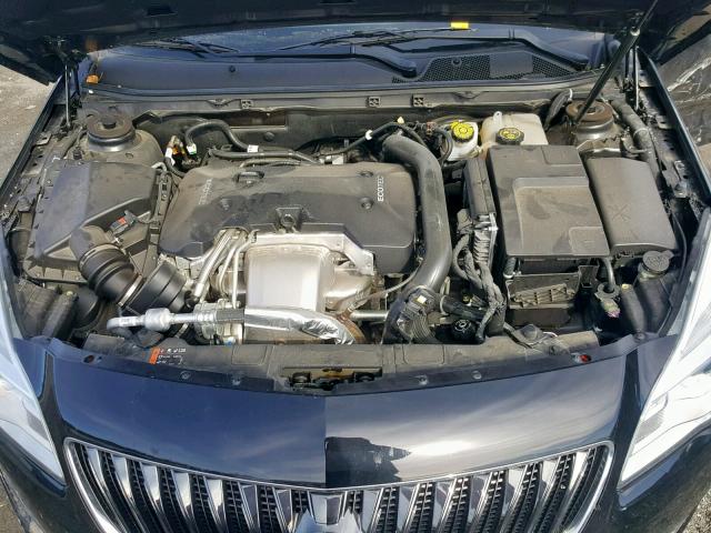 2G4GK5EX9G9162166 - 2016 BUICK REGAL BLACK photo 7