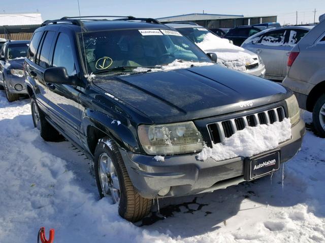 1J4GW48S24C279153 - 2004 JEEP CHEROKEE L BLACK photo 1