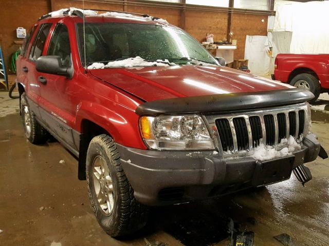 1J4GW48S63C531386 - 2003 JEEP GRAND CHER RED photo 1